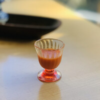妙見石原荘 食菜石蔵 - ウェルカム人参ジュース