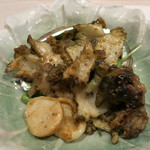 料亭旅館　いちい亭 - サービスの鮑。むっちゃ美味いです♪