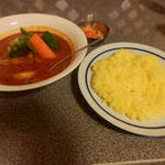 インドレストラン ラム - チキン野菜スープカレー950円