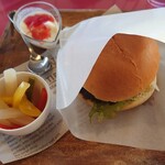 レストラン・オークラ - モーニング ハンバーガー 1100円