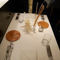 リストランテ・ホンダ - テーブルセッティング