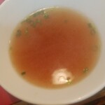 梁山泊 - 焼めしに付いてくるスープ