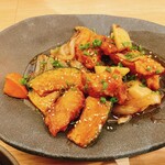 Teshio Gohan Gen - 鶏肉と野菜の黒酢あん炒め