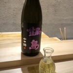 Sushi Matsuura - ◎鍋島（1,320円）・・好きなお酒で美味しいワ。