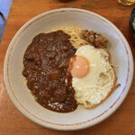 キッチン・オバサン - カレースパゲティ990円