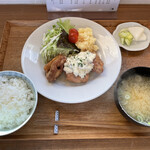 むらかみ食堂 - チキン南蛮定食(3個) 1350円