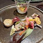 まさら庵TAKUMI - 前菜盛合せ