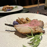 まさら庵TAKUMI - ラム肉のグリルと紫いも