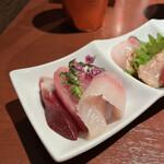 酒肴場 屯 - カツオ、ブリ、ヒラマサ