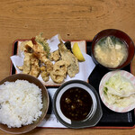 天ぷら割烹 いけだ - 天ぷら定食900円ご飯大盛＋50円
