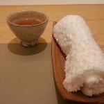 日本料理 蘭 - 厚手のおしぼり