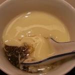 日本料理 蘭 - もずくの茶碗蒸し