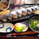 丼屋 七兵衛 - 極上さば寿司 定食 1970円