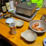 松阪肉 丸賢 - すき焼きには赤玉デス！