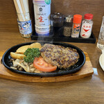 知多大府屋たがや - 鉄板、知多牛１００％ハンバーグ定食