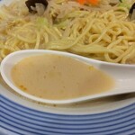 リンガーハット 新潟河渡店 - 長崎ちゃんぽん並盛　スープ　2023/1/11