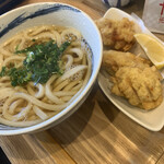 手づくりうどん 卯らら華 - とり天うどん−小
            780円−20円＝760円