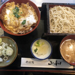 Sobadokoro Yamawa - ランチ(カツ丼+もりそば)