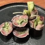 土と青 - イワシ海苔巻き 880円