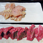 仙台牛スティックモモロース・上ミノ