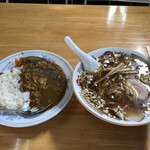 中華そば ますや - 半カレー ラーメン¥700