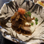 日本料理 まめぞう - 宮崎牛のすき焼き風と名古屋コーチンの半熟卵