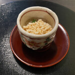 日本料理 まめぞう - 湯葉の蟹あんかけ、おこげ入り