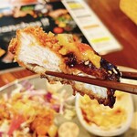 らんちょす。 - ジューシーチキンカツの味噌だれ、リフト！