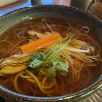 九つ井 本店 - 牡蠣蕎麦