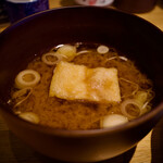 とんかつ七井戸 - ●天城軍鶏チキン（味噌汁）