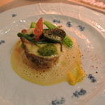 saveur - 余市産鮟鱇のソテー、ブイヤベース風のサフランソースで