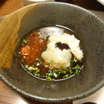 久遠食堂 - 鱧シャブをポン酢にイン！