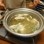 久遠食堂 - 鱧シャブ