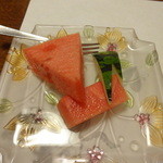 久遠食堂 - 鱧フルコースの水菓子