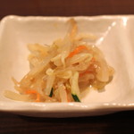 豚田馬場 - お通し　（もやしのナムル）