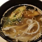 はーべすと - ちくわ天うどん。