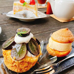 空気ケーキ。 - 