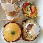 空気ケーキ。 - 