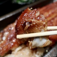 うなぎ四代目菊川 ムスブ田町店 - 蒲焼き一本重・ご飯大盛（5180円）