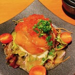 たくみ 五反田店 - 【¥980-】スモークサーモンポテトサラダいくらかけ