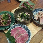 バビアン - 豚刺し５種盛り、終了