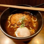 慶屋 - カレーうどんとメンチカツと温泉卵