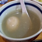 塩そば専門店 桑ばら - 白出汁オイル牡蠣の塩つけそば