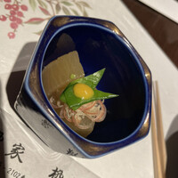 柳家錦 - 大根とみょうが　からし添え