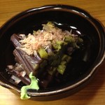 にしきや - わらびのおひたし（３５０円）