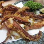 鳥やき串英 - いかげそ唐揚げ　400円