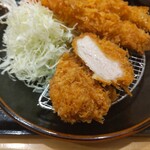 とんかつはまや - 海老ひれ定食