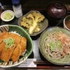 Meisui Teuchisoba Oshouzu - 丼セット ＋ 舞茸の天ぷら 半分