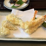 海老名 - 天ぷら盛り合せ（魚）