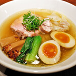 Ramen Hachino Ashiha - らー麺 塩味 ｗｉｔｈくんたま